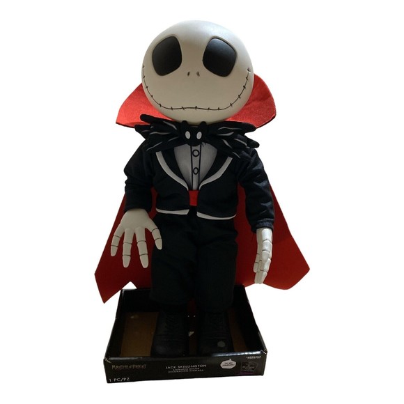 Disney Nightmare Before Christmas 13 1/2” Animated Jack Skellington Decor Gemmy - Picture 1 of 2